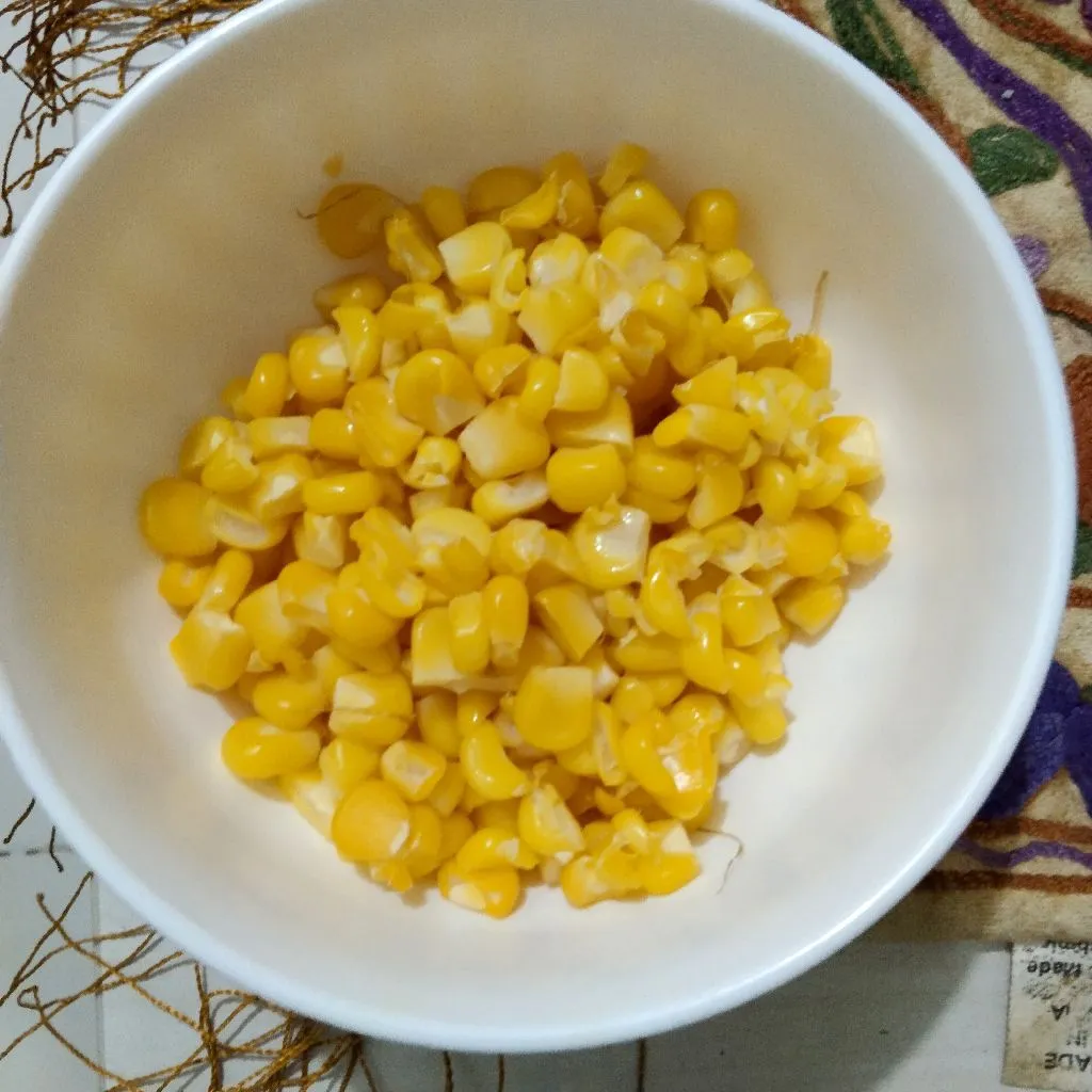 Step 1 Toast Jagung Manis