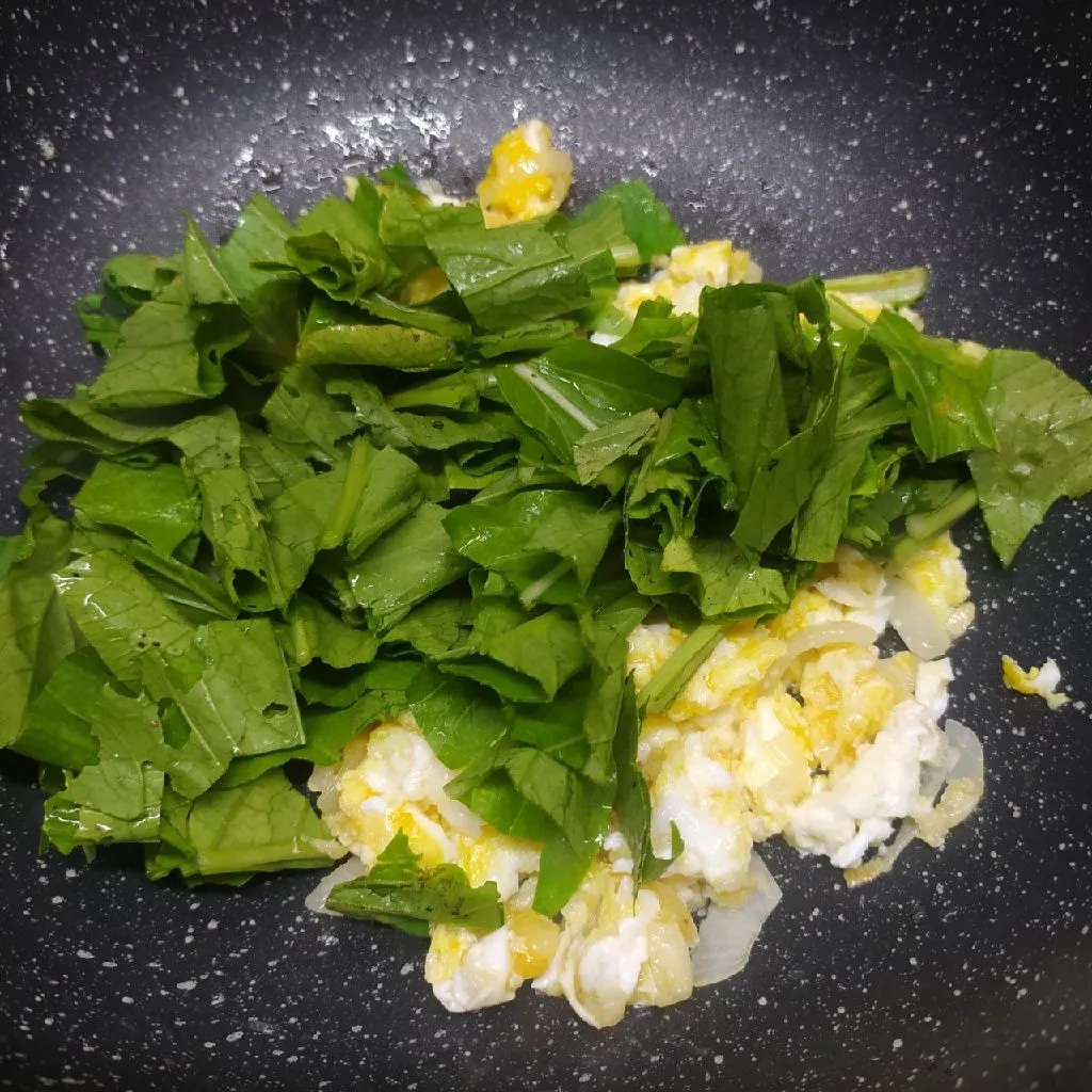 Step 4 Nasi Goreng Telur Caisim