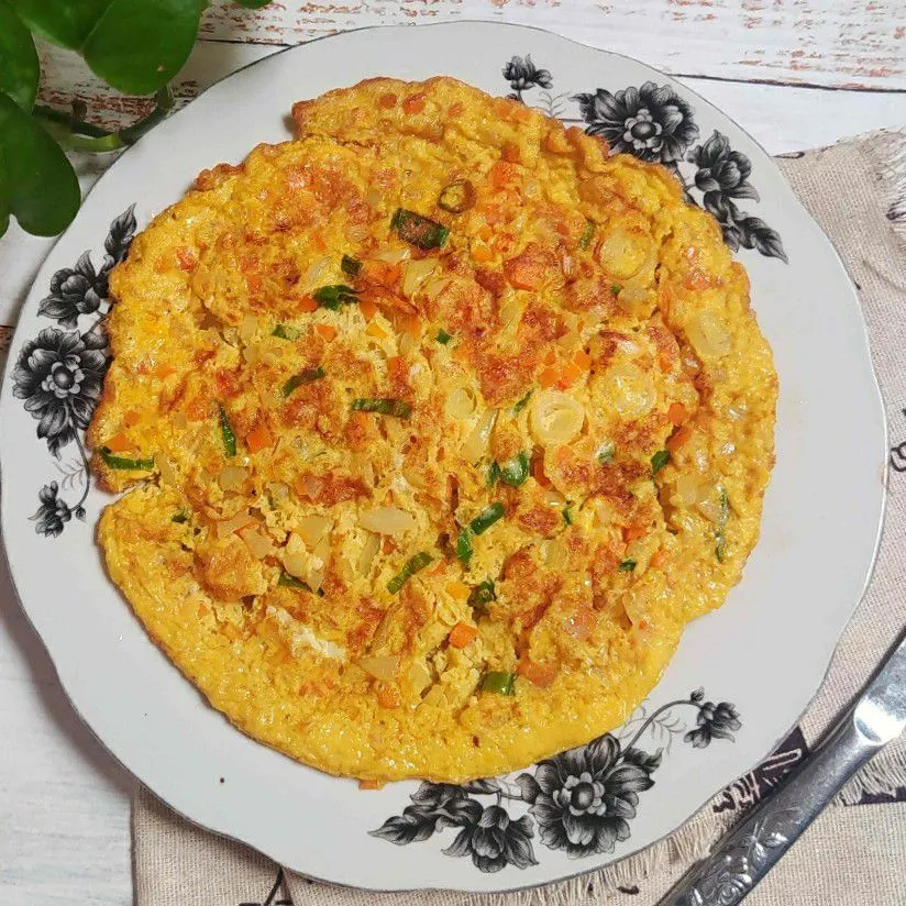 Step 6 Telur Dadar Simple