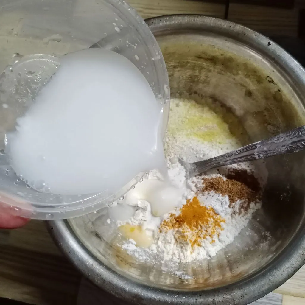 Step 3 Tempe Tepung Santan