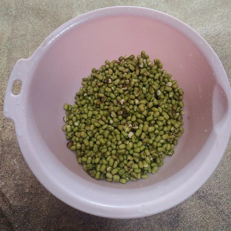 Step 1 Es Lilin Kacang Hijau