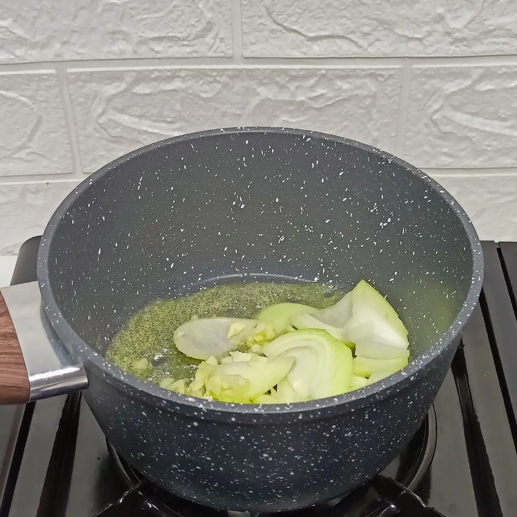 Step 1 Cream Soup Jagung 🌽