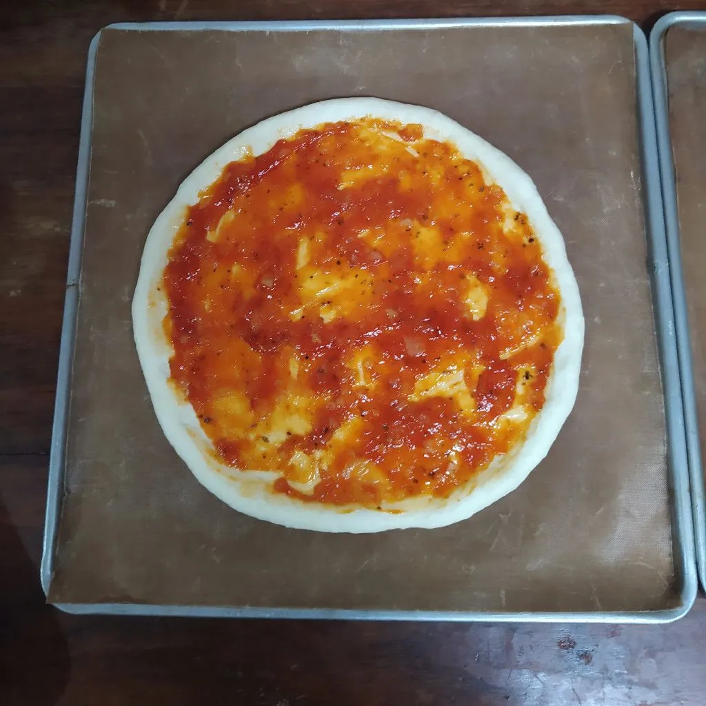 Step 7 Pizza Tanpa Ulen
