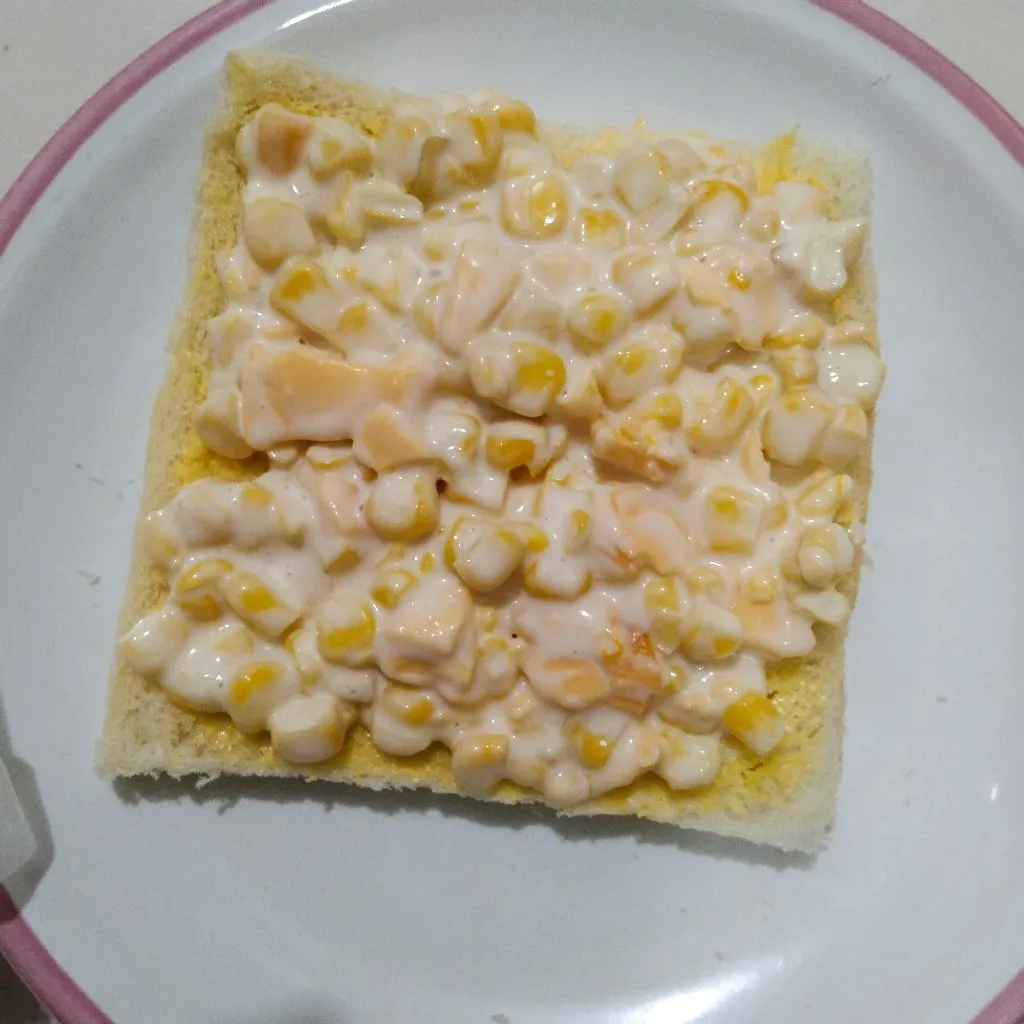 Step 4 Toast Jagung Manis