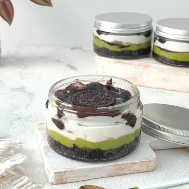 Avocado Oreo Dessert Jar