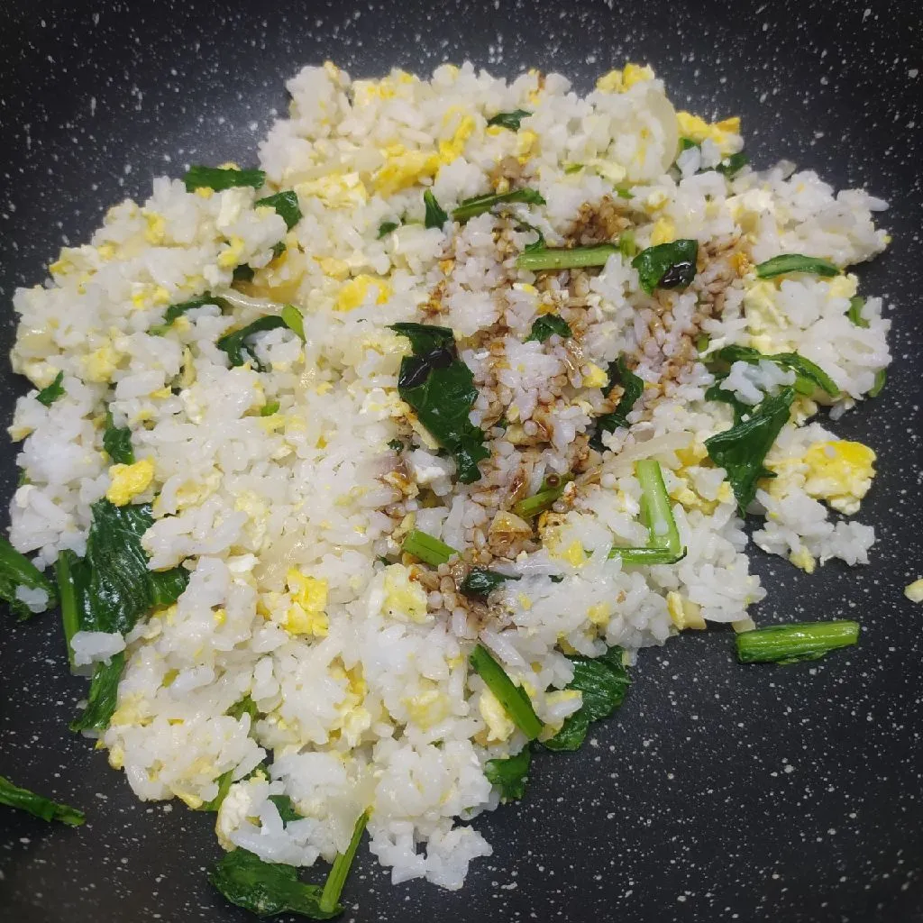 Step 6 Nasi Goreng Telur Caisim