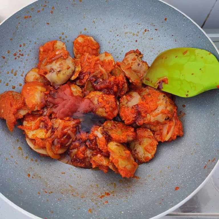 Step 7 Jengkol Saos Padang