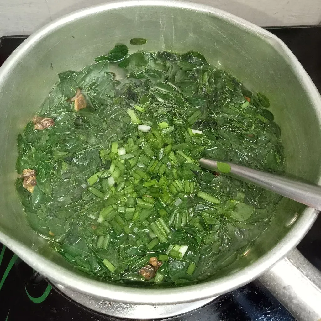 Step 4 Sayur Kelor Kerang Kupas