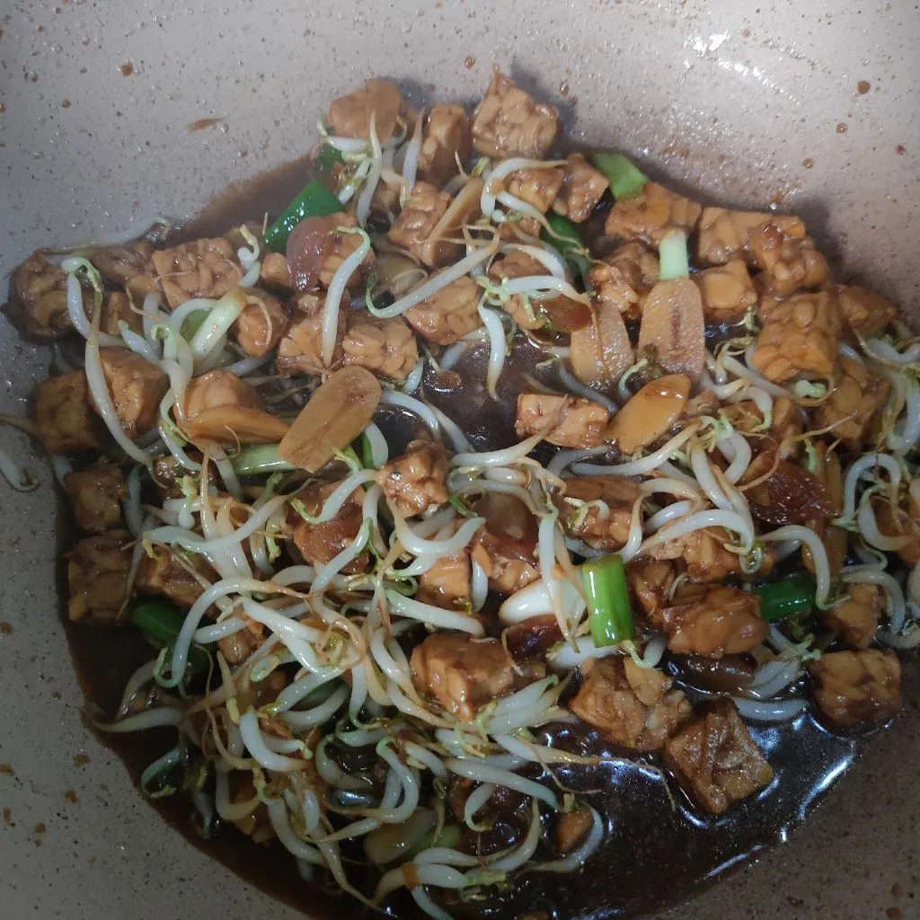 Step 5 Tempe Taoge Kecap