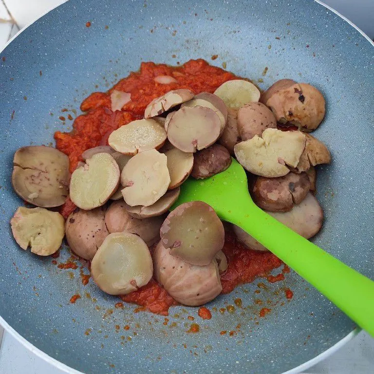 Step 6 Jengkol Saos Padang