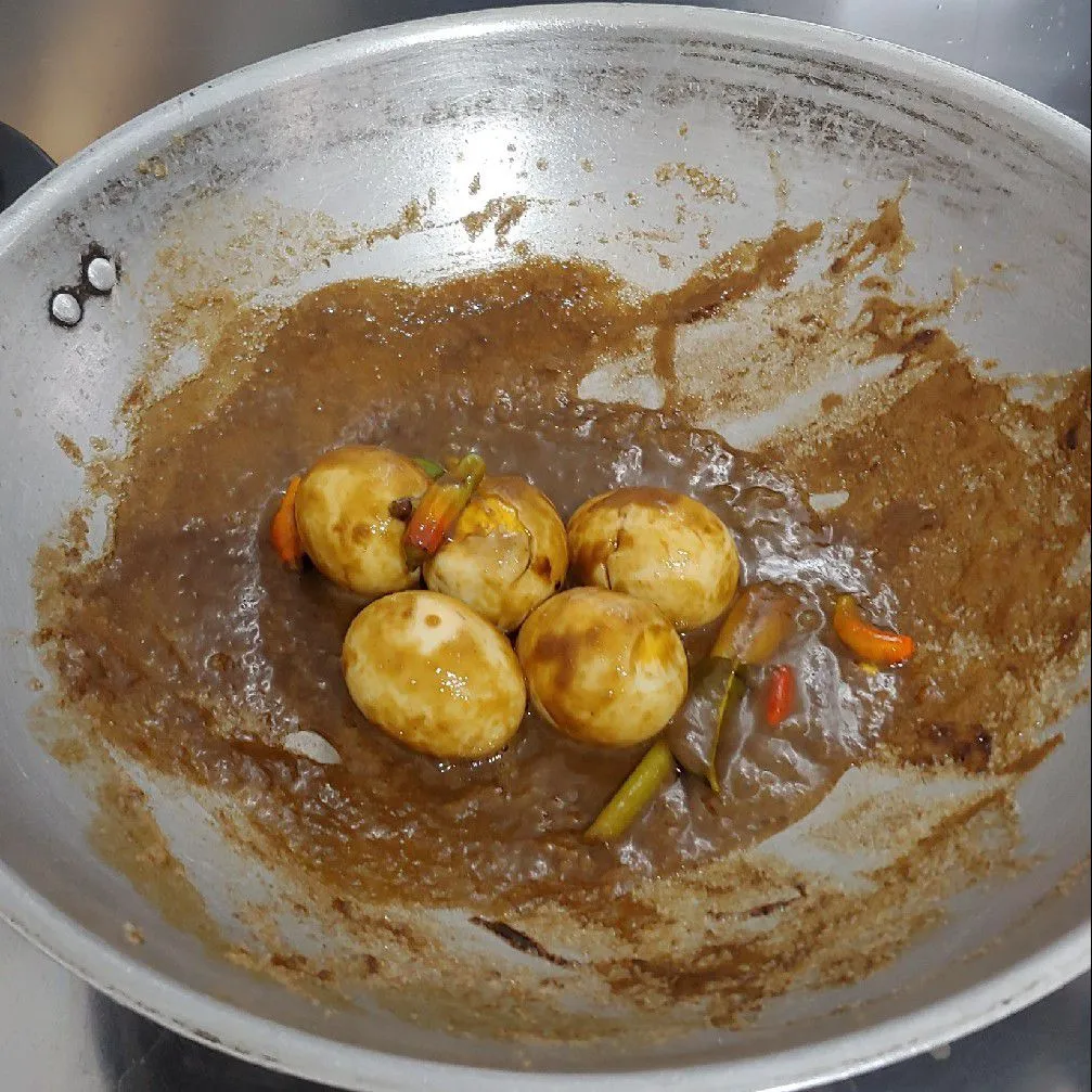 Step 6 Telur Petis