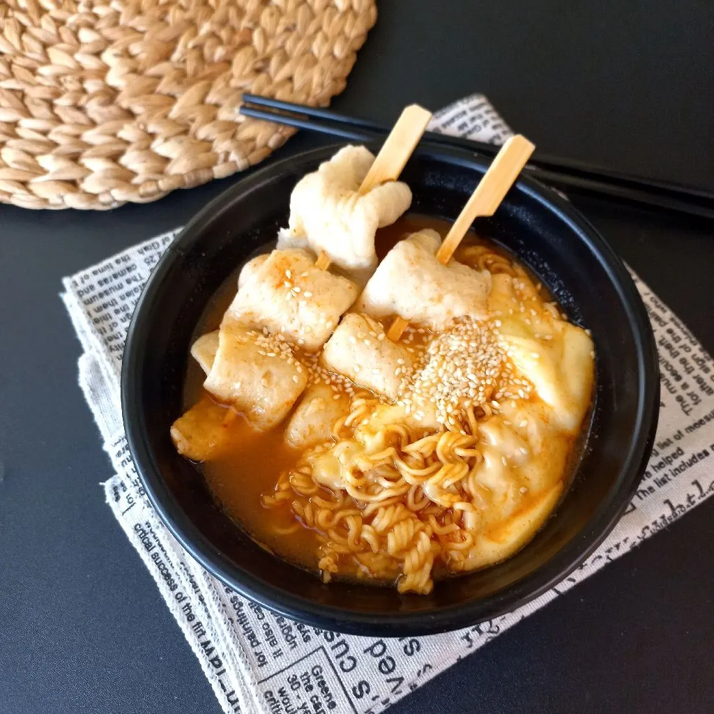 Step 5 Ramyeon Odeng Mozarella