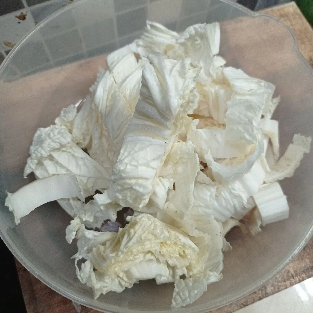 Step 1 Tumis Sawi Putih ala Kimchi