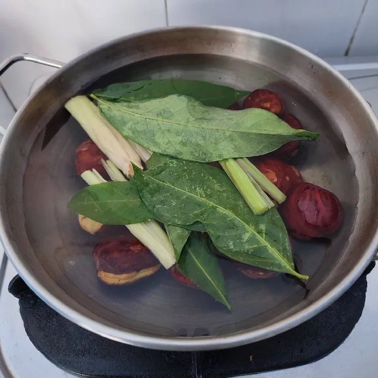 Step 2 Jengkol Saos Padang