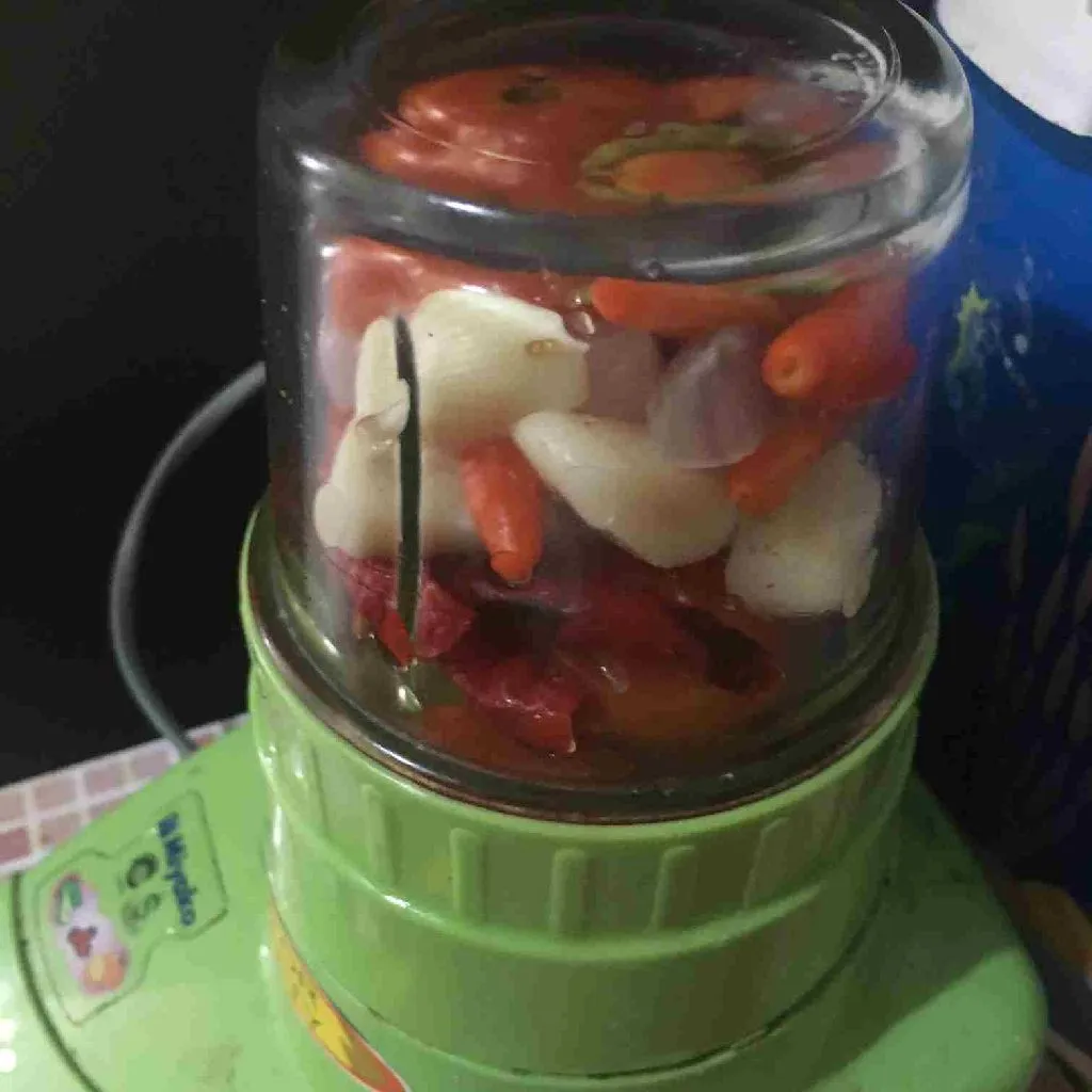 Step 3 Sambal Terong Asam/ asam rimbang