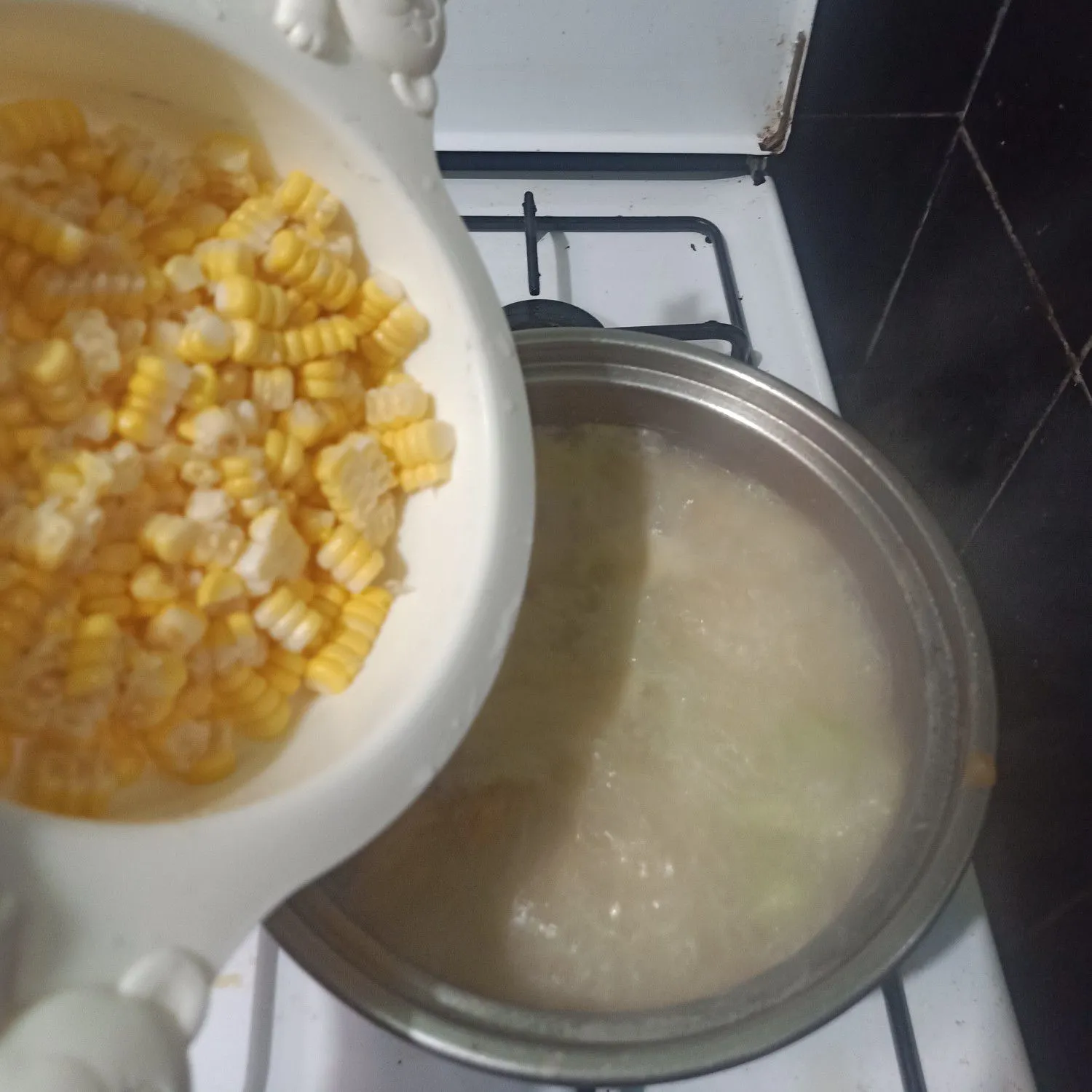 Step 7 Sayur lodeh jagung waluh tempe