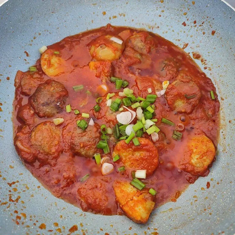 Step 9 Jengkol Saos Padang