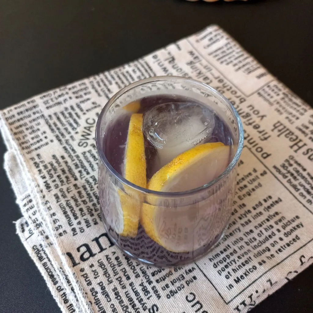 Step 5 Es Lemon Bunga Telang