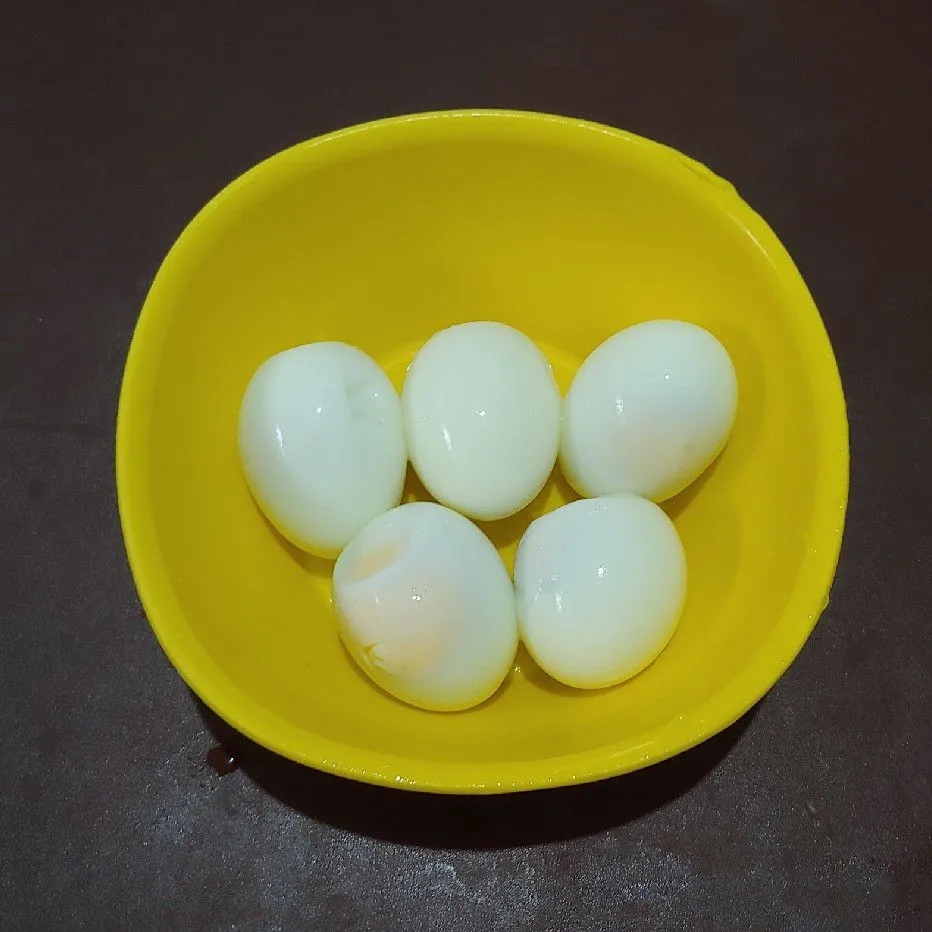 Step 1 Telur Petis
