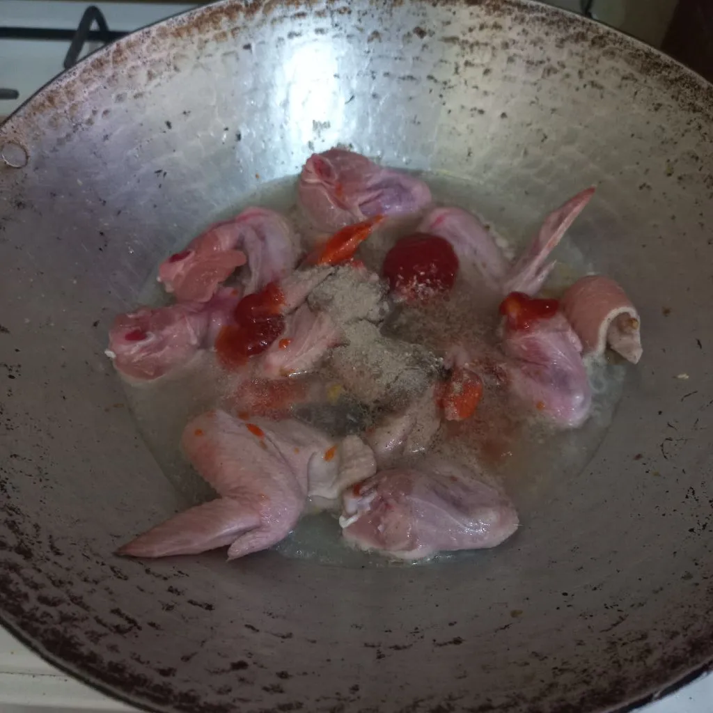 Step 4 Sayap Ayam Gula Aren