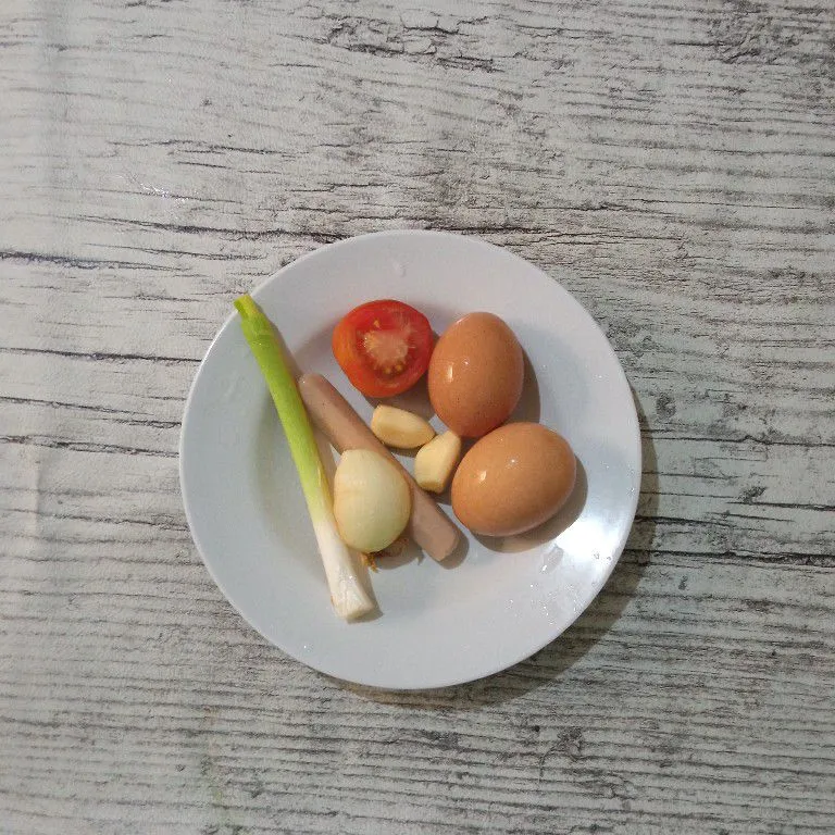 Step 1 Telur Tomat Simpel