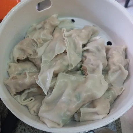 Step 6 Pangsit Ayam Basah Sambal Kacang