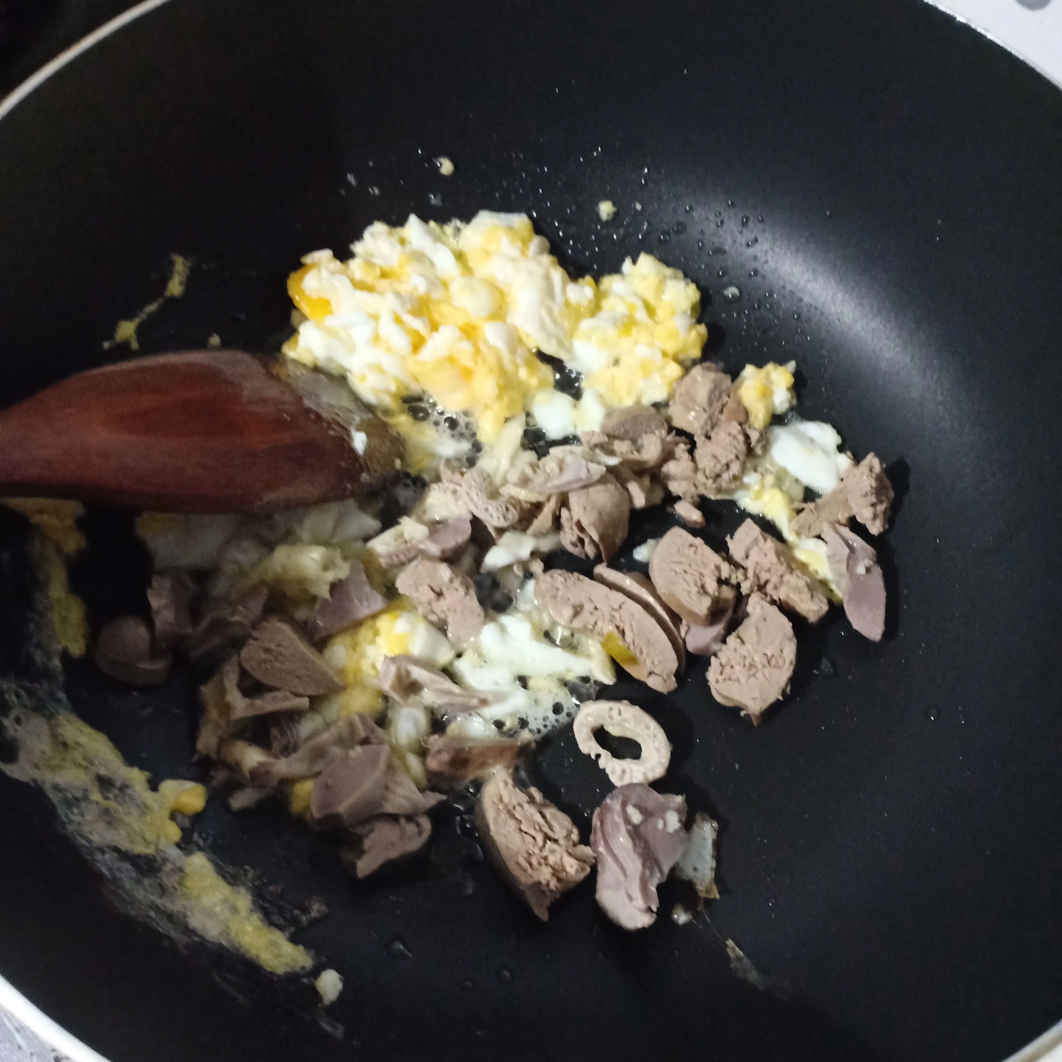 Step 2 Mi Goreng Telur dan Hati Ayam