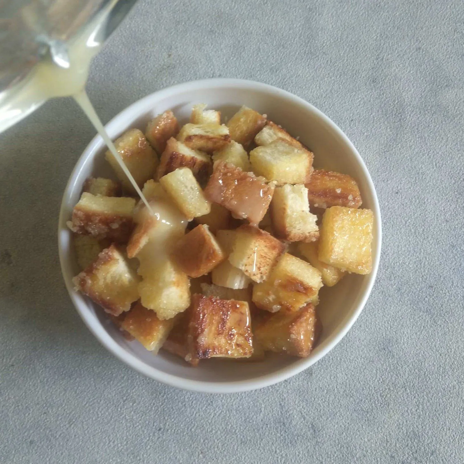 Step 4 Roti Karamel Susu Keju