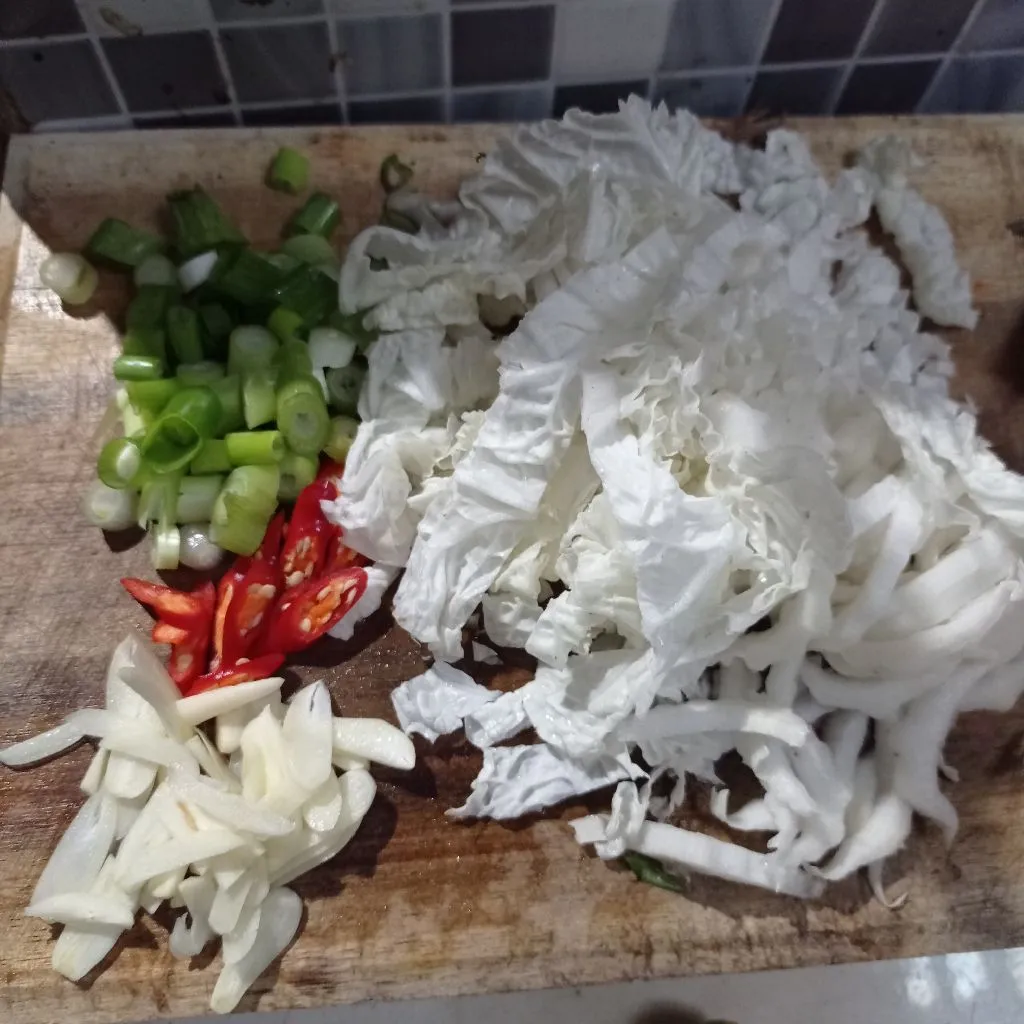 Step 1 Nasi Goreng Sawi Putih