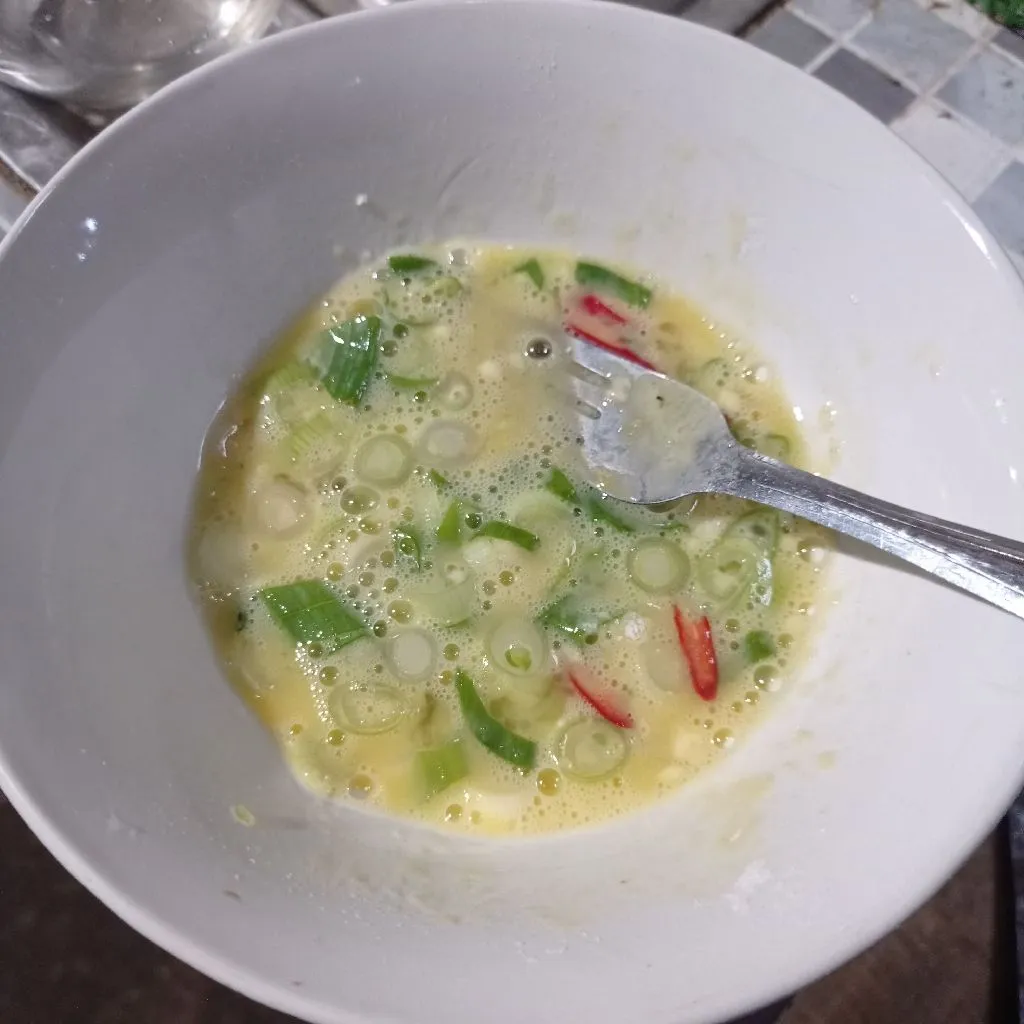 Step 2 Telur Goreng Kribo