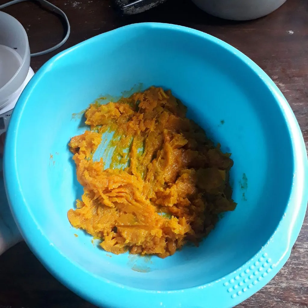 Step 2 Donat Labu Susu