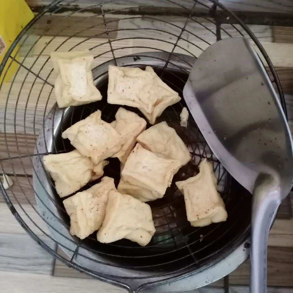 Step 1 Tahu Tumis Asam Manis