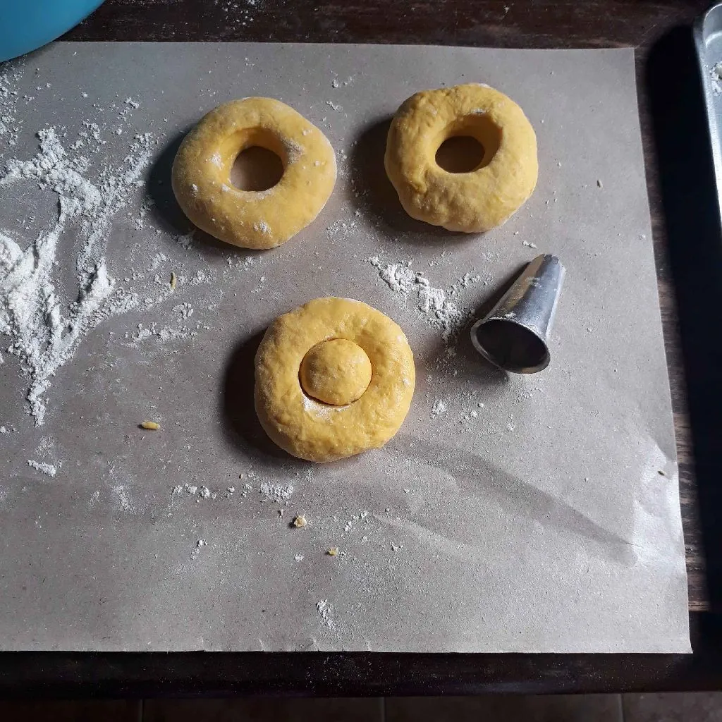 Step 5 Donat Labu Susu