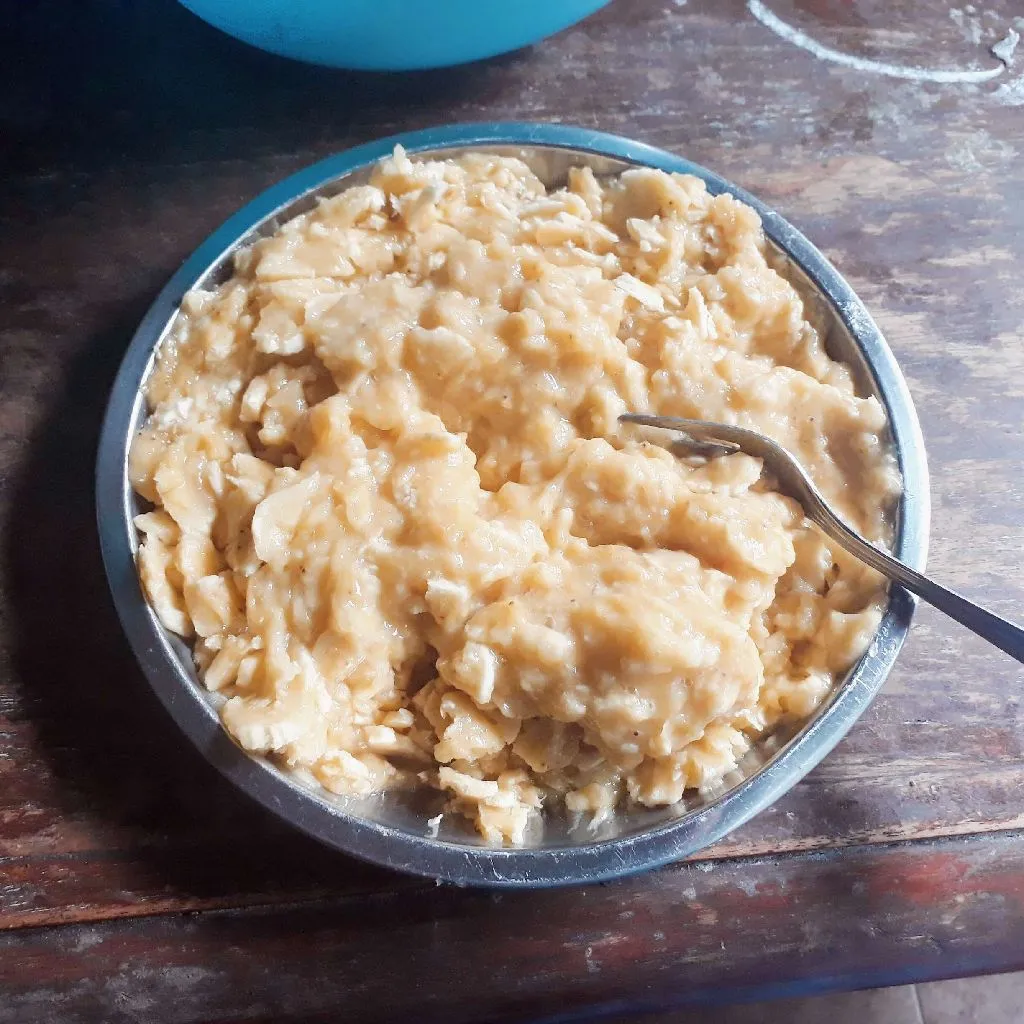 Step 1 Banana Cake Kukus