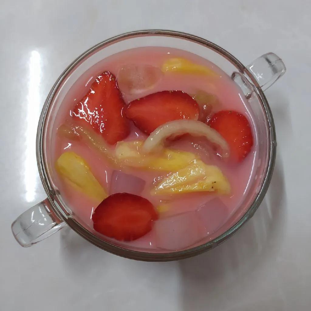 Step 5 Es Buah Susu Cocopandan