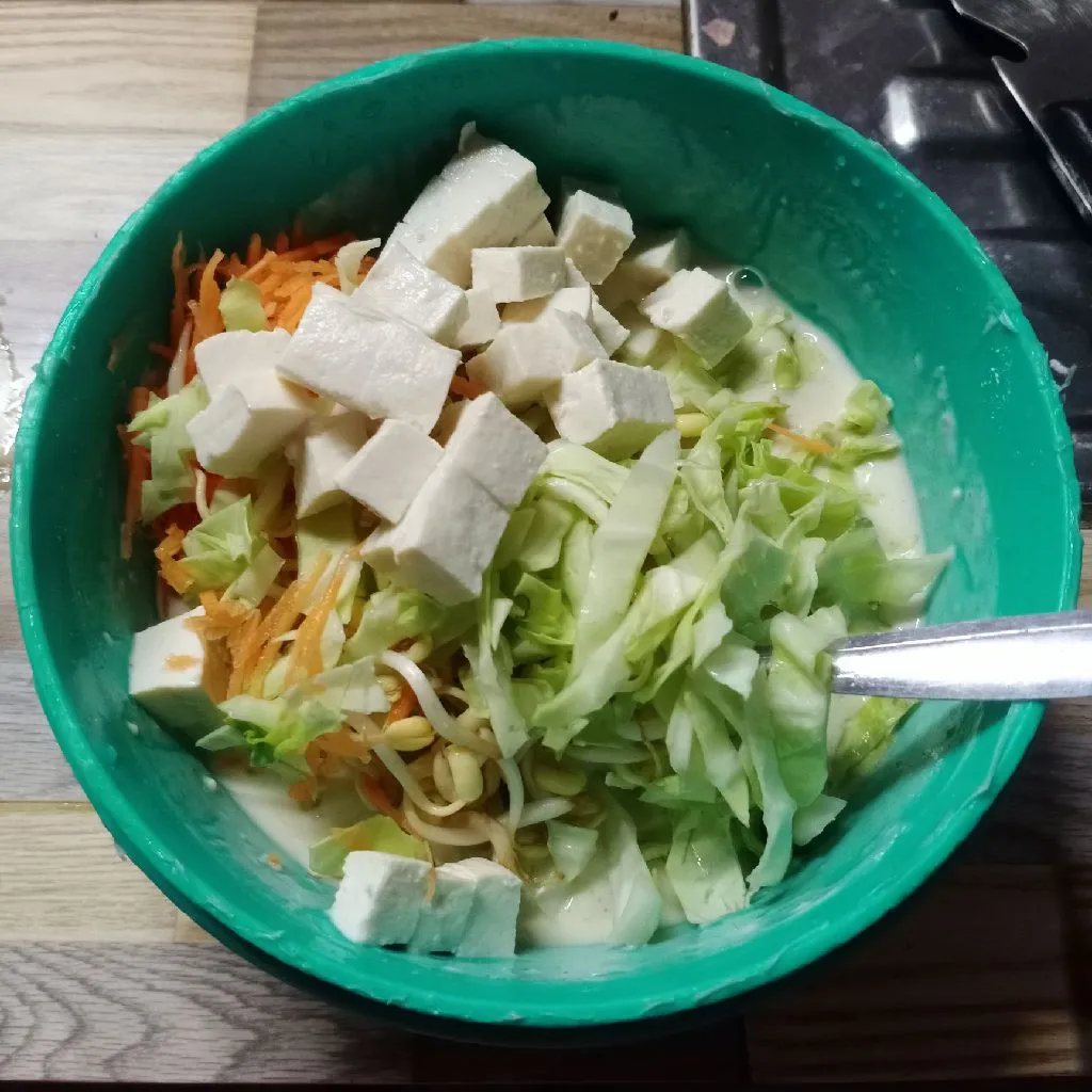 Step 5 Bakwan Tahu Sayur