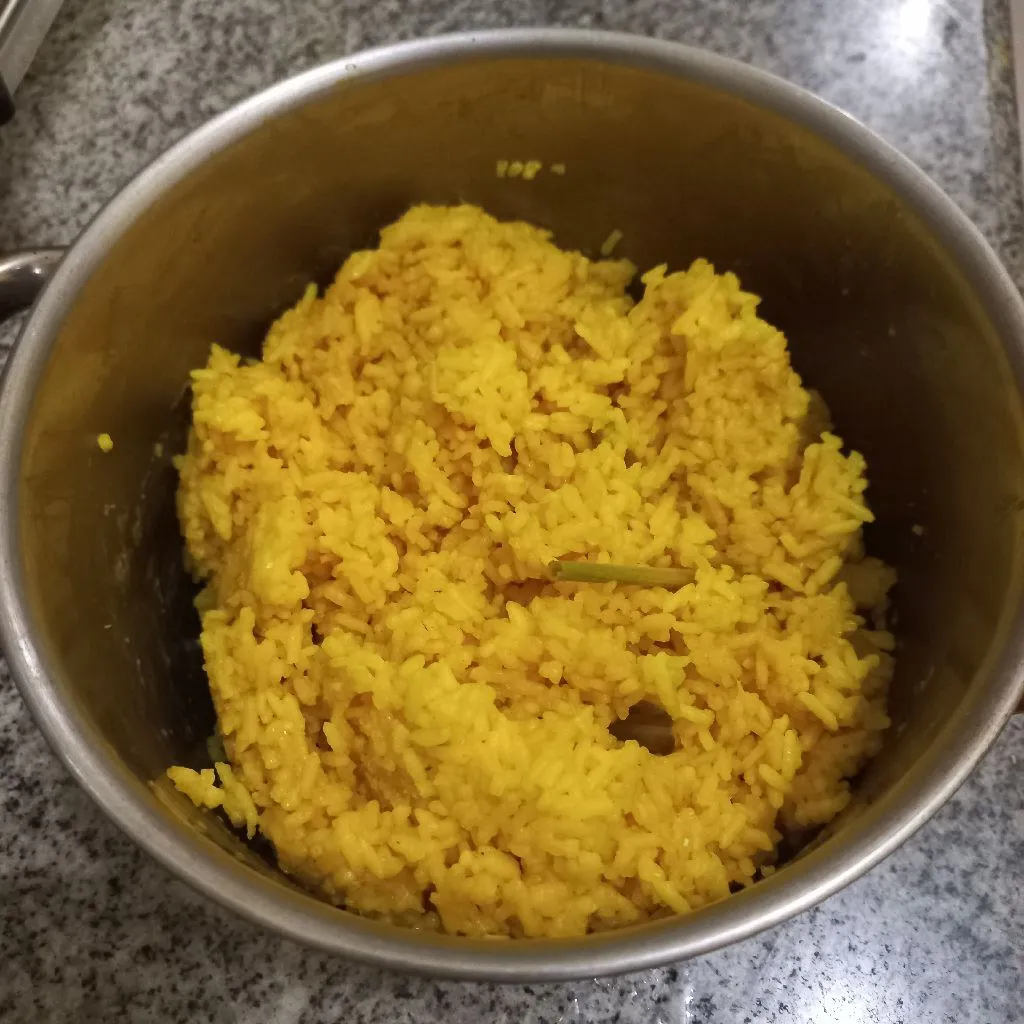 Step 4 Nasi Kuning Serai Daun Jeruk