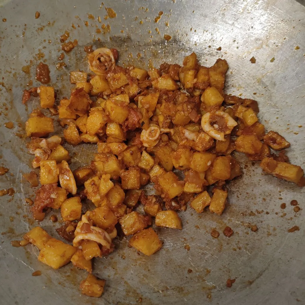 Step 4 Balado Kentang Cumi