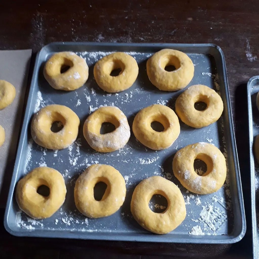 Step 6 Donat Labu Susu