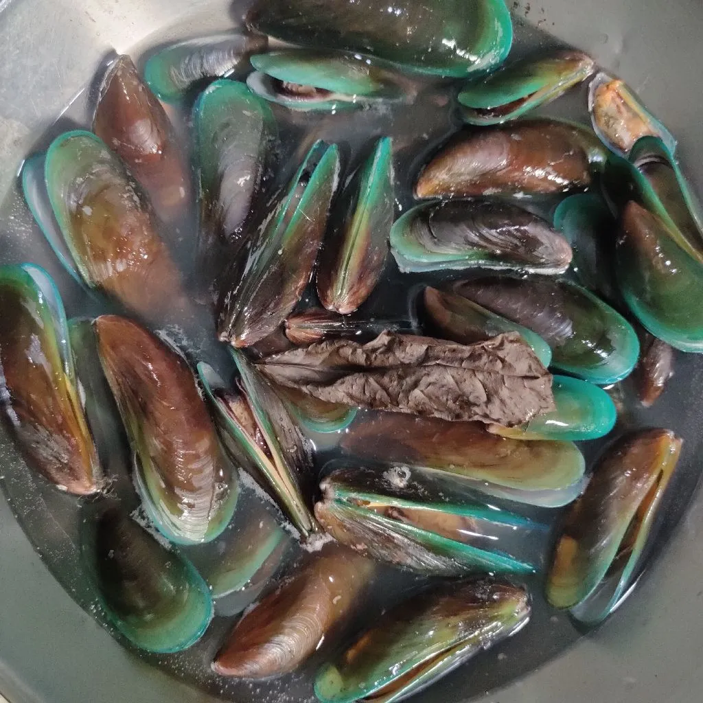Step 2 Kerang Hijau Rebus