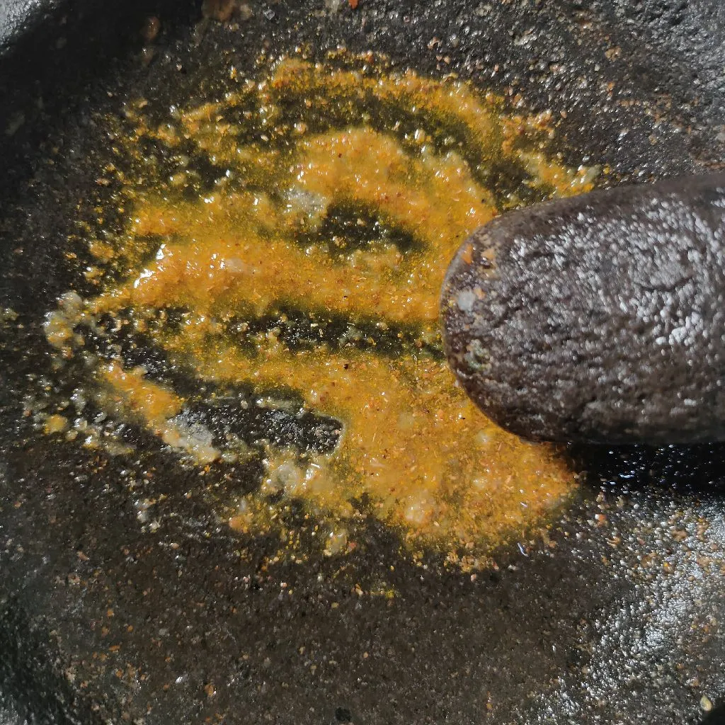 Step 2 Bawal Goreng Sambal Terasi Mentah