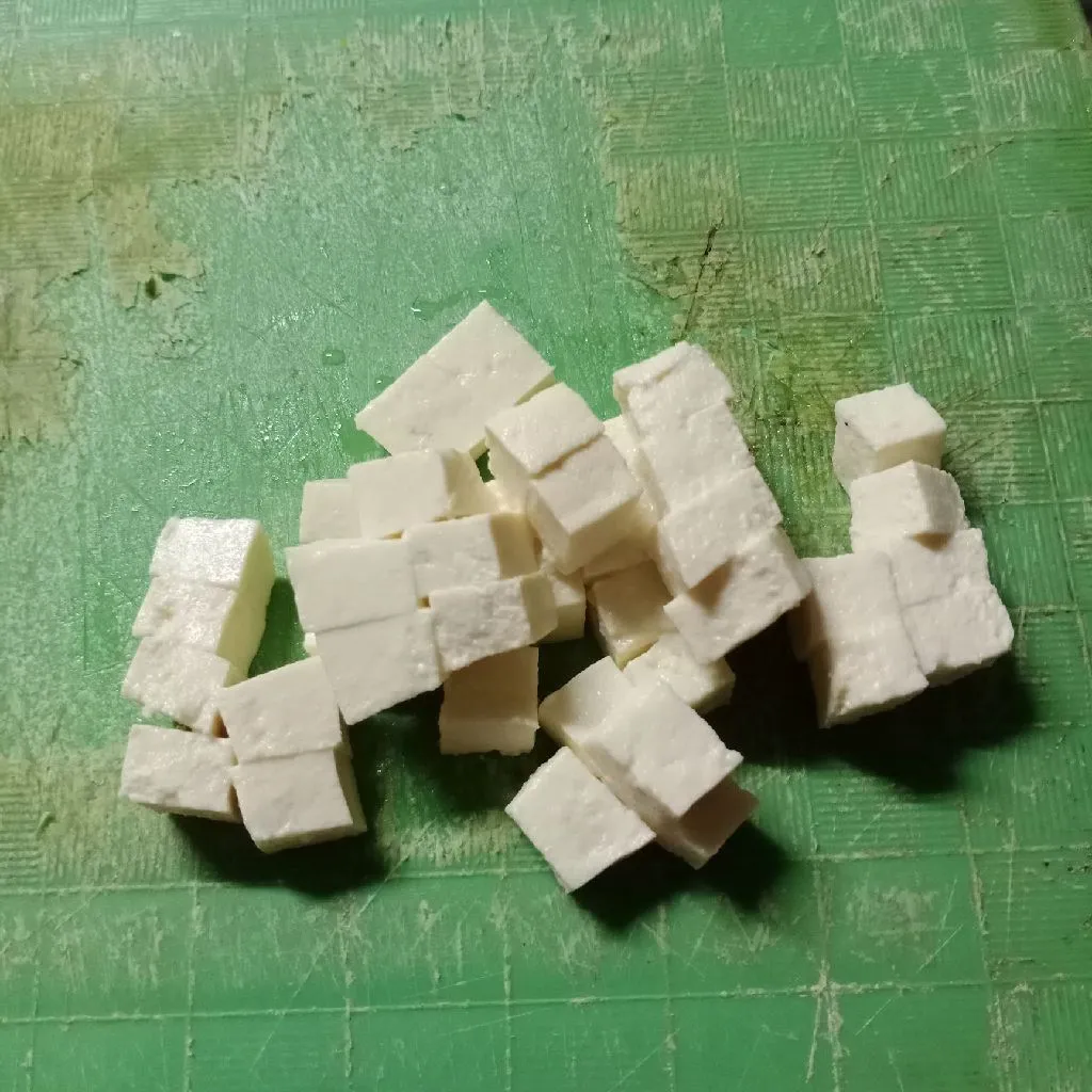 Step 1 Bakwan Tahu Sayur