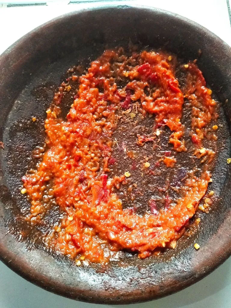 Step 1 Telur Bumbu Bali