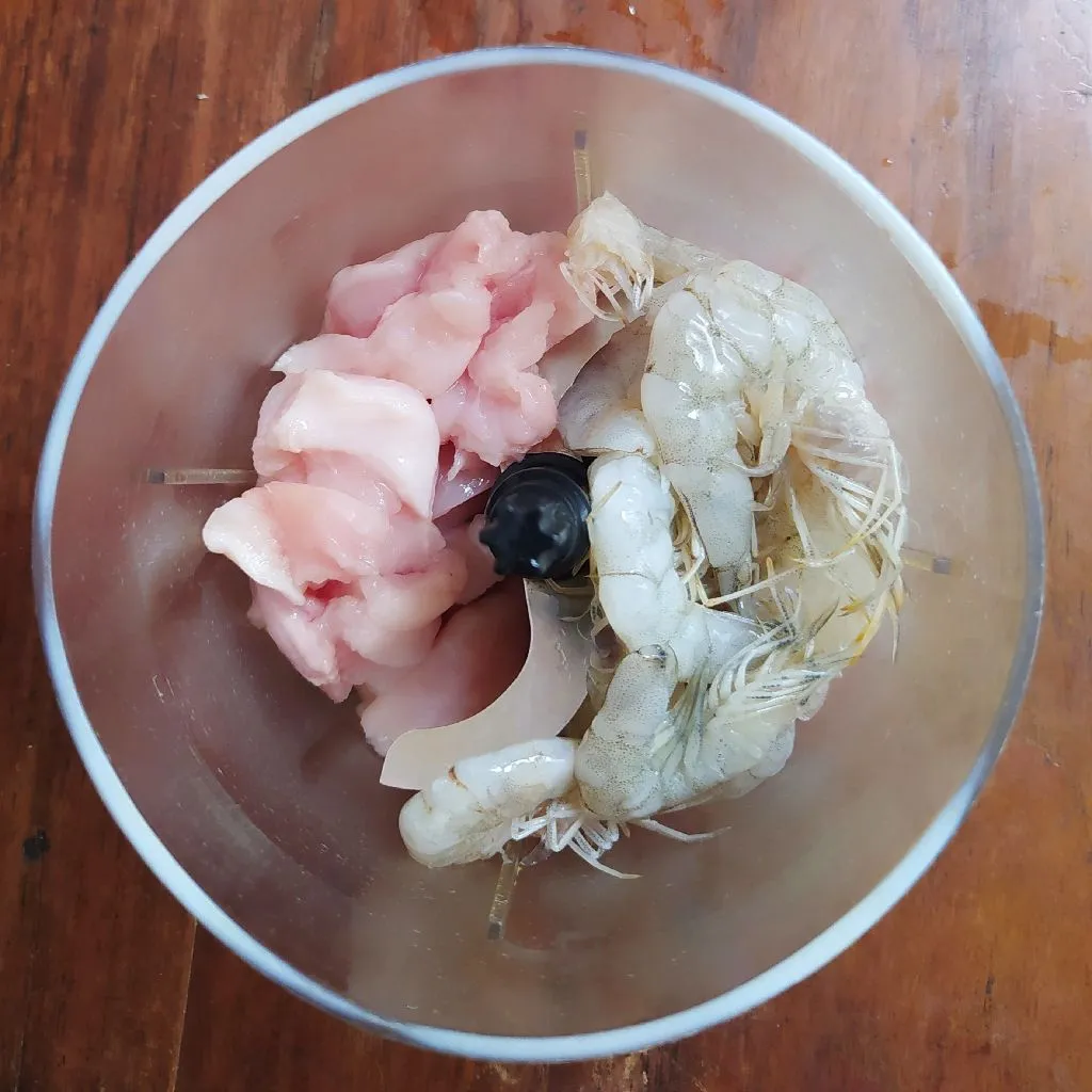 Step 1 Brindil Ayam Udang