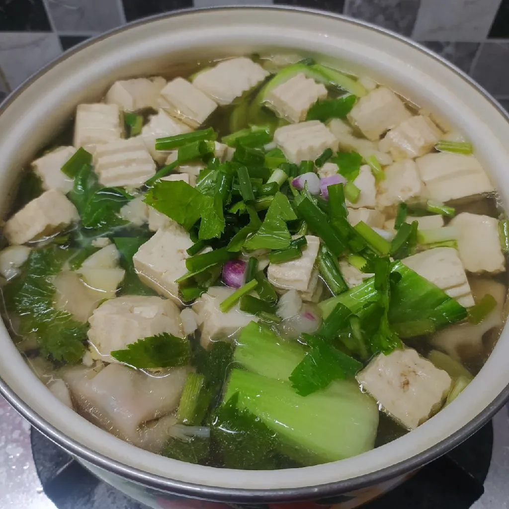 Step 6 Sup Tahu Pokchoy Siomay