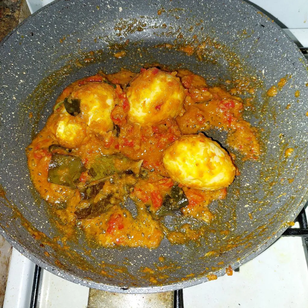 Step 7 Telur Balado