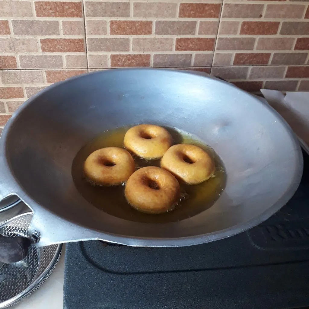 Step 7 Donat Labu Susu