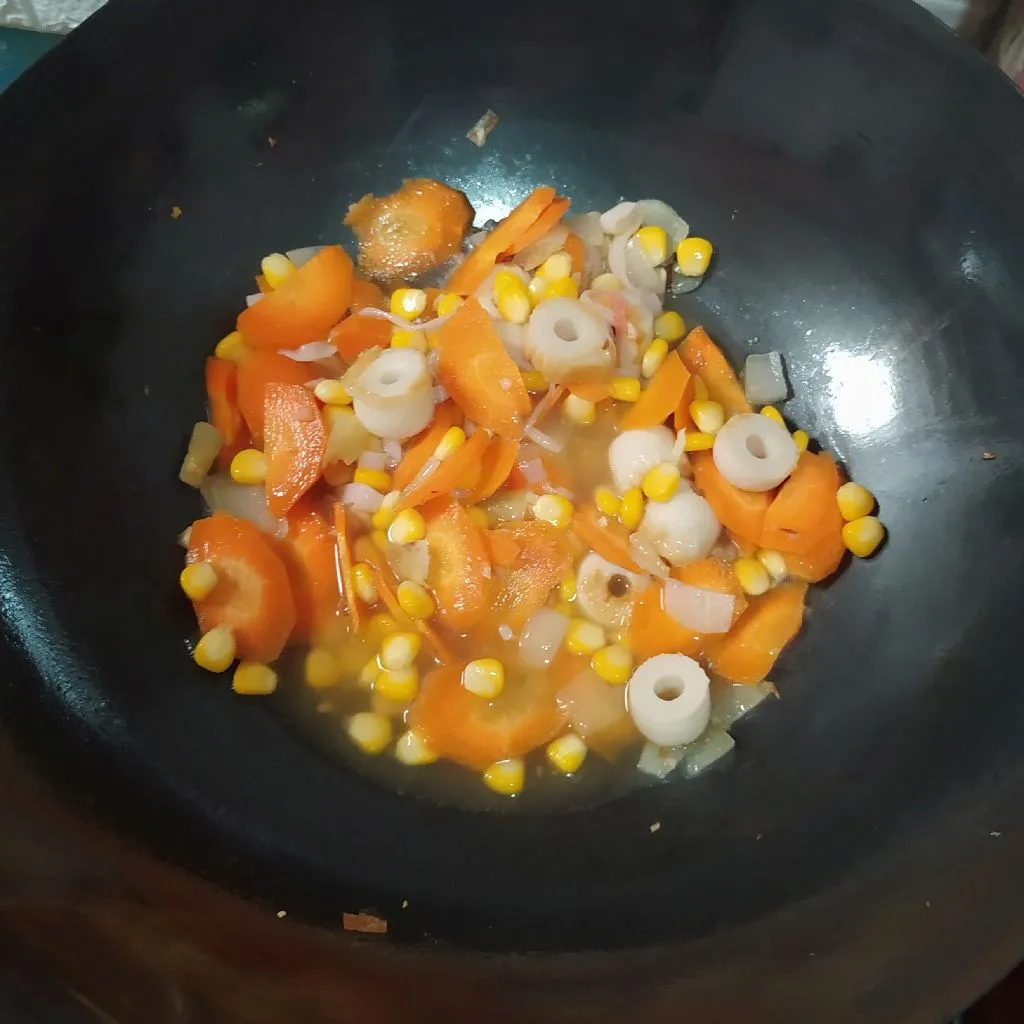 Step 3 Tumis Chikuwa