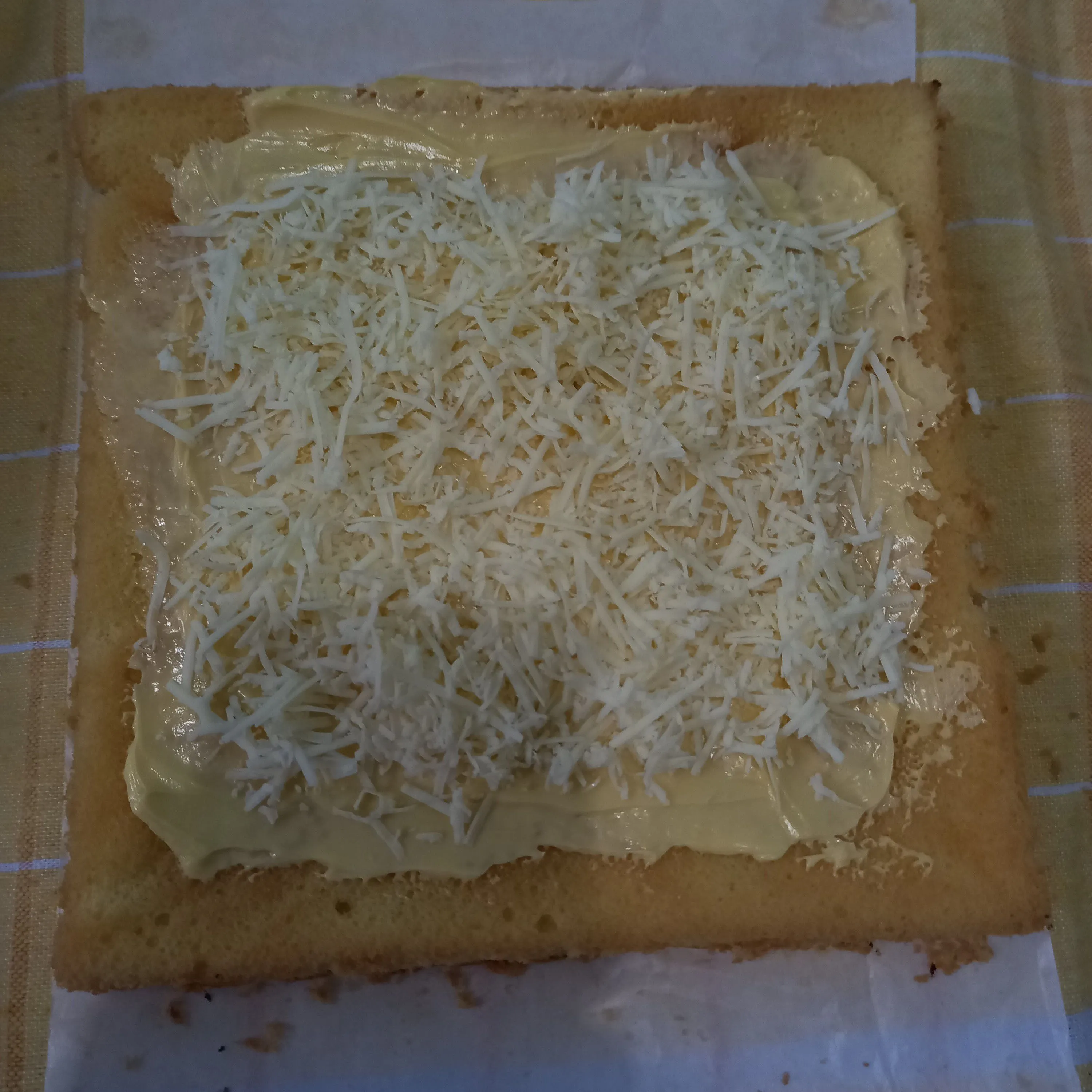 Step 6 Palm Cheese Roll Cake