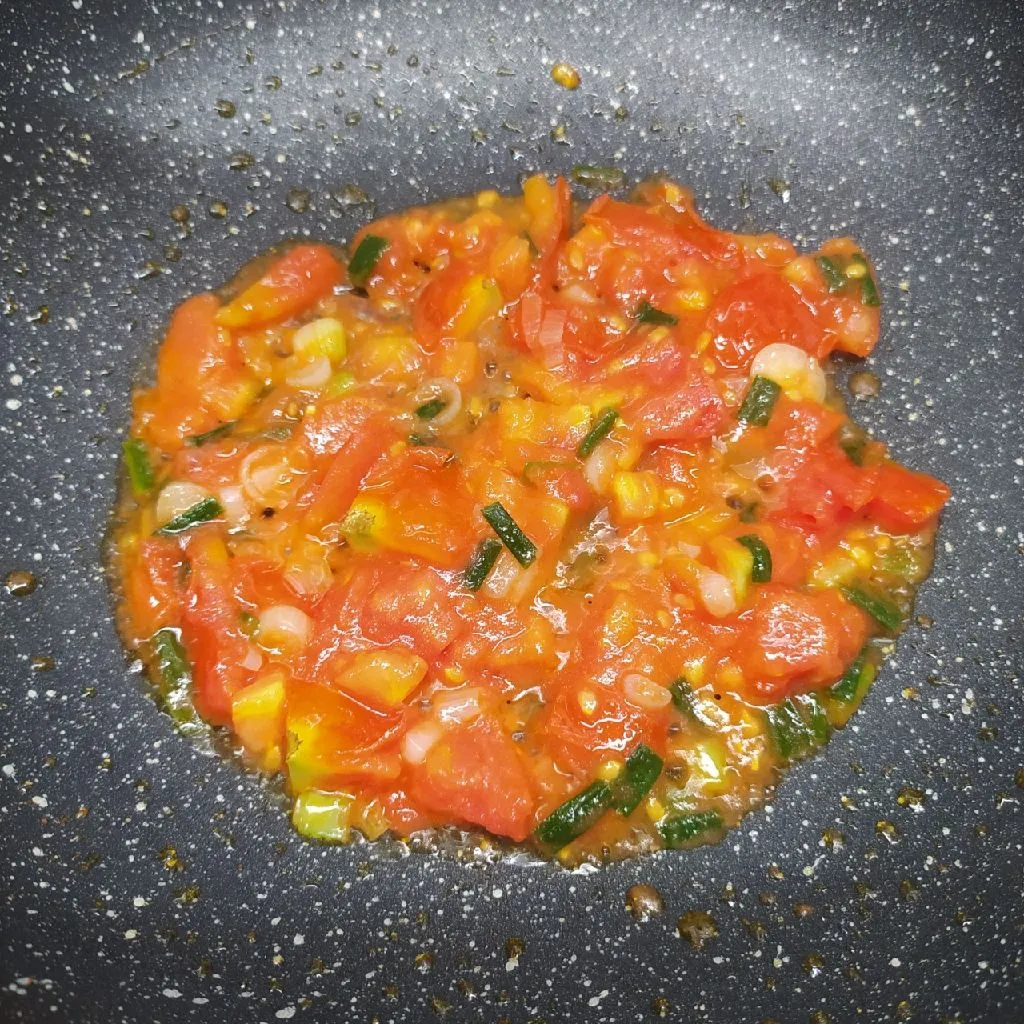 Step 3 Sup Tomat Tofu Sosis